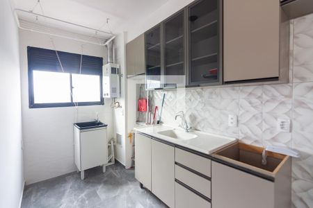 Cozinha de apartamento à venda com 2 quartos, 37m² em Bonfim, Osasco