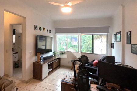 Sala de apartamento para alugar com 1 quarto, 64m² em José Menino, Santos