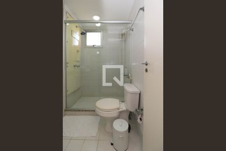 Banheiro da Suíte de apartamento à venda com 1 quarto, 50m² em Pinheiros, São Paulo