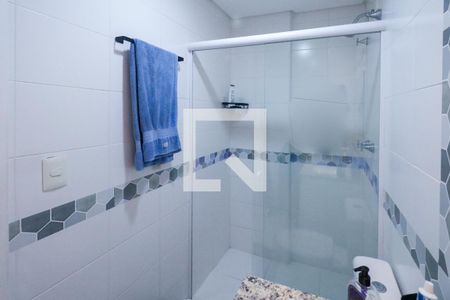 Banheiro Suíte 1 de apartamento à venda com 3 quartos, 91m² em Barcelona, São Caetano do Sul