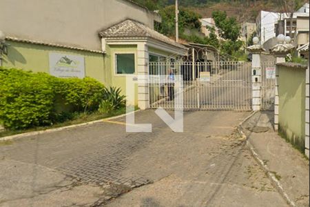 Fachada de casa de condomínio à venda com 3 quartos, 80m² em Taquara, Rio de Janeiro