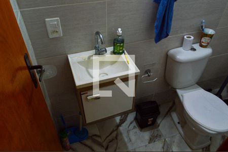 Lavabo de casa de condomínio à venda com 3 quartos, 80m² em Taquara, Rio de Janeiro