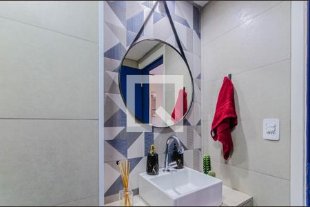 Banheiro de kitnet/studio à venda com 1 quarto, 24m² em Sé, São Paulo