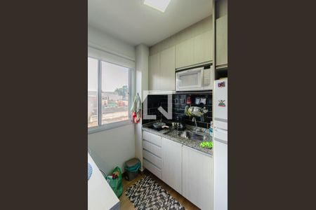 Cozinha de kitnet/studio à venda com 1 quarto, 24m² em Sé, São Paulo