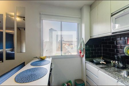 Cozinha de kitnet/studio à venda com 1 quarto, 24m² em Sé, São Paulo