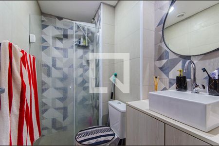 Banheiro de kitnet/studio à venda com 1 quarto, 24m² em Sé, São Paulo