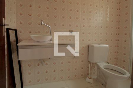Banheiro da Suíte de apartamento à venda com 1 quarto, 65m² em Jardim do Salso, Porto Alegre