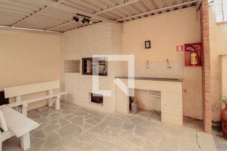 Área comum - Churrasqueira de apartamento à venda com 1 quarto, 65m² em Jardim do Salso, Porto Alegre