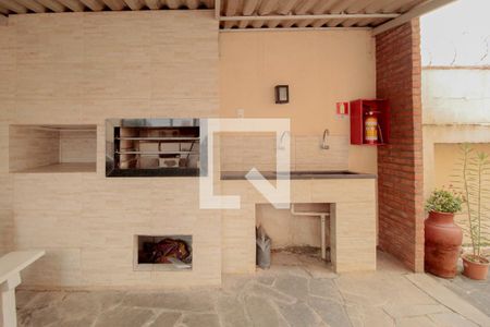 Área comum - Churrasqueira de apartamento à venda com 1 quarto, 65m² em Jardim do Salso, Porto Alegre