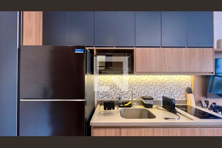 Cozinha de kitnet/studio para alugar com 1 quarto, 30m² em Pinheiros, São Paulo