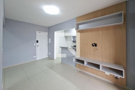 Sala de apartamento para alugar com 1 quarto, 47m² em Guilhermina, Praia Grande