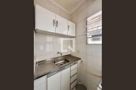 Cozinha de apartamento para alugar com 1 quarto, 14m² em Cidade Universitária, Campinas