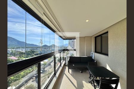 Varanda de apartamento à venda com 3 quartos, 91m² em Recreio dos Bandeirantes, Rio de Janeiro