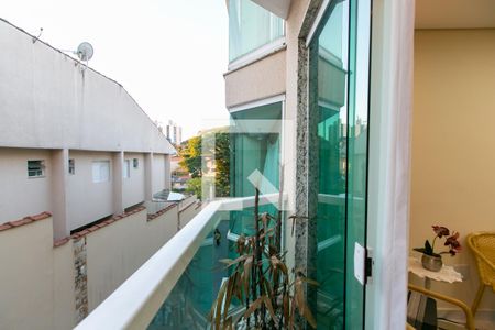 Varanda da Sala de casa de condomínio à venda com 2 quartos, 90m² em Vila Carmosina, São Paulo