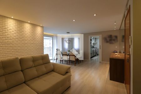 Sala de apartamento à venda com 3 quartos, 118m² em Vila Valparaíso, Santo André