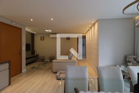 Sala de apartamento à venda com 3 quartos, 118m² em Vila Valparaíso, Santo André