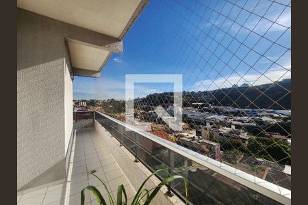 Varanda de apartamento à venda com 3 quartos, 92m² em Alto Caiçaras, Belo Horizonte