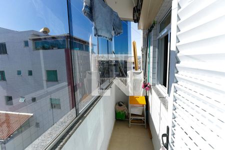 Sacada de apartamento à venda com 3 quartos, 85m² em Santa Cruz Industrial, Contagem