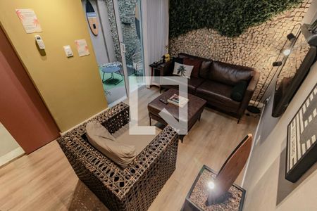 Sala de apartamento à venda com 1 quarto, 48m² em Leblon, Rio de Janeiro