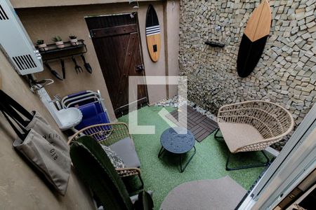 Varanda da Sala de apartamento à venda com 1 quarto, 48m² em Leblon, Rio de Janeiro