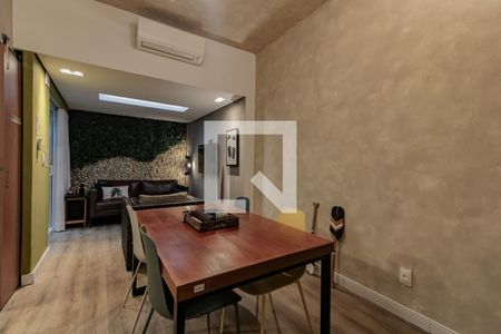 Sala de Jantar de apartamento à venda com 1 quarto, 48m² em Leblon, Rio de Janeiro
