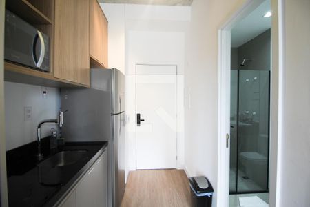 Cozinha de kitnet/studio à venda com 1 quarto, 24m² em Vila Olímpia, São Paulo