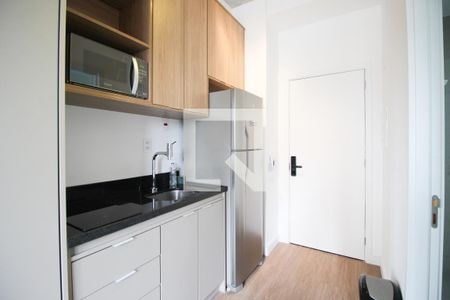 Cozinha de kitnet/studio à venda com 1 quarto, 24m² em Vila Olímpia, São Paulo