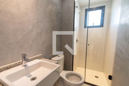 Banheiro de kitnet/studio à venda com 1 quarto, 23m² em Vila Mariana, São Paulo