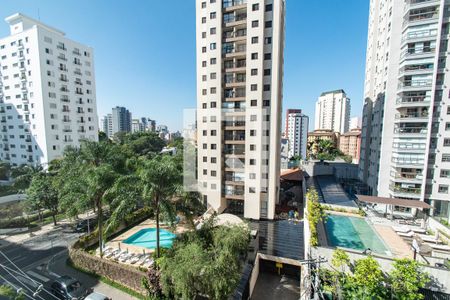 Vista da varanda de kitnet/studio à venda com 1 quarto, 23m² em Vila Mariana, São Paulo