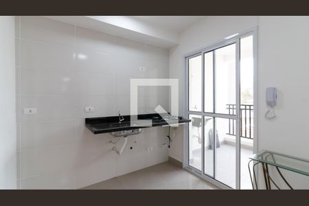 Sala/Cozinha de apartamento à venda com 2 quartos, 32m² em Vila Guilhermina, São Paulo