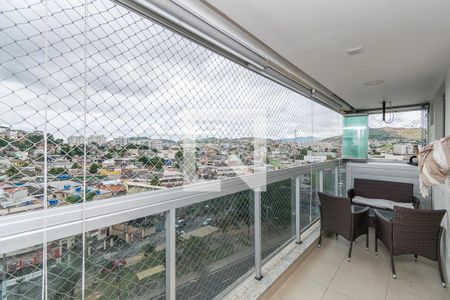 Varanda da Sala de apartamento à venda com 3 quartos, 70m² em Irajá, Rio de Janeiro