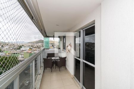 Varanda da Sala de apartamento à venda com 3 quartos, 70m² em Irajá, Rio de Janeiro