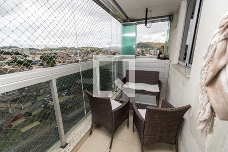 Varanda da Sala de apartamento à venda com 3 quartos, 70m² em Irajá, Rio de Janeiro