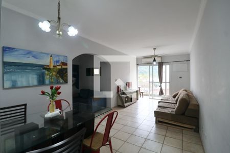 Sala de apartamento para alugar com 2 quartos, 118m² em Balneario Cidade Atlantica, Guarujá