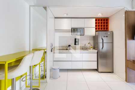 Cozinha de kitnet/studio à venda com 1 quarto, 40m² em Vila Olímpia, São Paulo