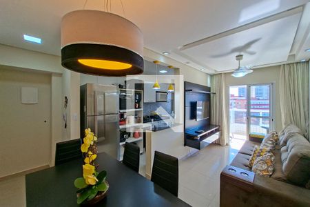 Sala de apartamento para alugar com 2 quartos, 64m² em Nova Mirim, Praia Grande