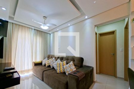Sala de apartamento para alugar com 2 quartos, 64m² em Nova Mirim, Praia Grande