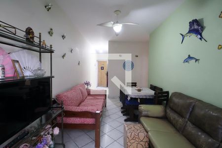 Sala de apartamento para alugar com 2 quartos, 118m² em Jardim Vitoria, Guarujá