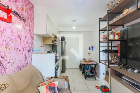 Sala de apartamento à venda com 1 quarto, 28m² em Jardim Caravelas, São Paulo