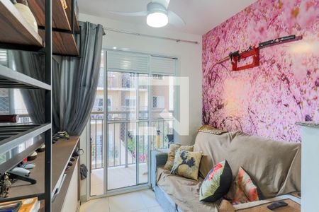 Sala de apartamento à venda com 1 quarto, 28m² em Jardim Caravelas, São Paulo