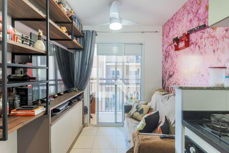 Sala de apartamento à venda com 1 quarto, 28m² em Jardim Caravelas, São Paulo