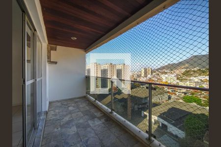 Vista da Sala de apartamento à venda com 2 quartos, 103m² em Grajaú, Rio de Janeiro