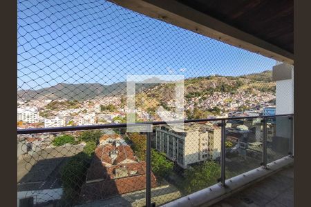 Vista da Sala de apartamento à venda com 2 quartos, 103m² em Grajaú, Rio de Janeiro