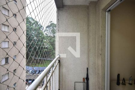 Varanda da Sala de apartamento à venda com 2 quartos, 47m² em Jardim Henriqueta, Taboão da Serra