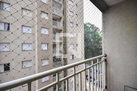 Varanda da Sala de apartamento à venda com 2 quartos, 47m² em Jardim Henriqueta, Taboão da Serra