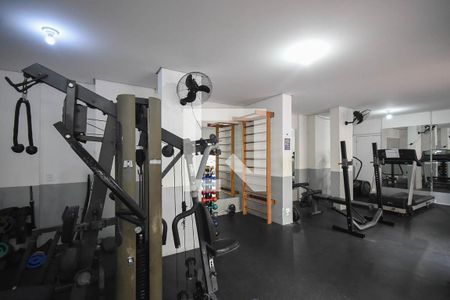 Área comum - Academia de apartamento para alugar com 2 quartos, 47m² em Jardim Henriqueta, Taboão da Serra