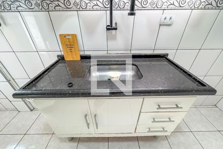 Cozinha de apartamento à venda com 2 quartos, 50m² em Vila Jordanopolis, São Bernardo do Campo