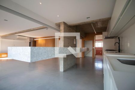 Sala/Cozinha de apartamento à venda com 1 quarto, 164m² em Brooklin, São Paulo