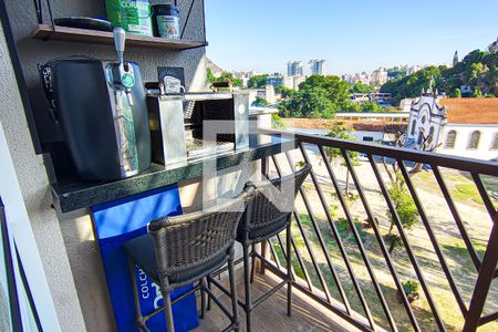 Varanda da Sala de apartamento à venda com 2 quartos, 56m² em Pechincha, Rio de Janeiro