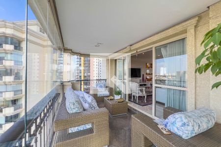 Varanda da Sala de apartamento à venda com 4 quartos, 208m² em Jardim Vila Mariana, São Paulo